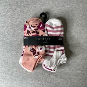 Bebe Girls Ankle Socks 6 Pairs Pack Set